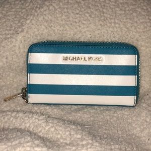 Michael Kors striped wallet
